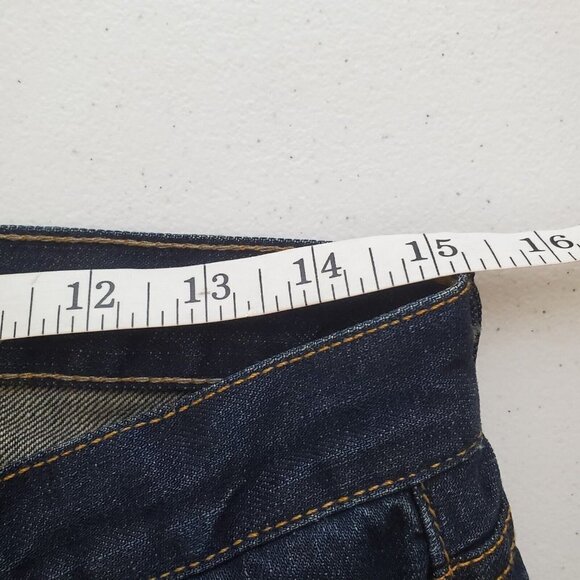 J Crew Boy Jean Women Size 30‎ S Button Fly Stretch Denim Dark Wash - Picture 8 of 13
